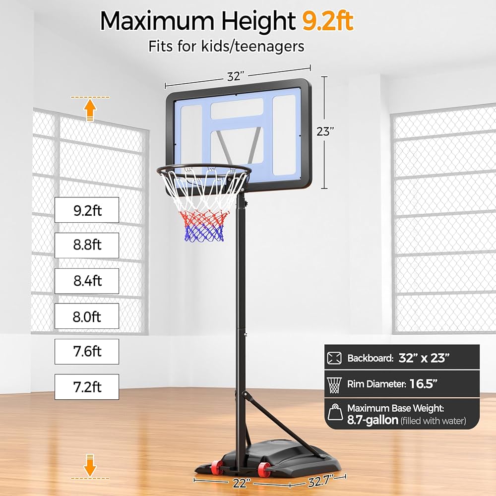 what we want GOALSTAND Geek Field特注 未使用 Amazon.com: Yaheetech Kids Basketball Hoop Outdoor Portable